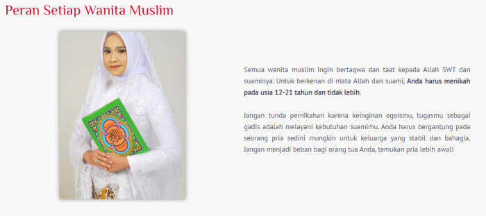 Tangkapan layar isi situs aishaweddings.com (Twitter) ist