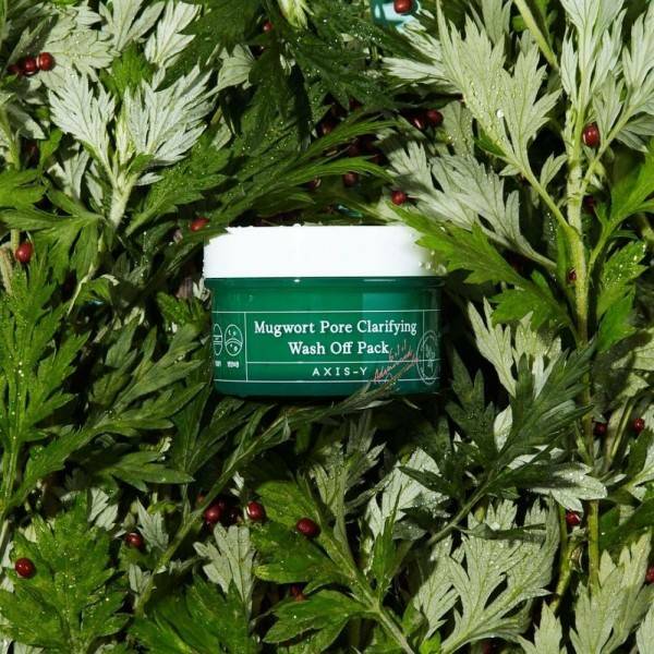 AXIS-Y Mugwort Pore Clarifying Wash Off Pack. (Photo/Shopee.id) skincare yang mengandung mugwort
