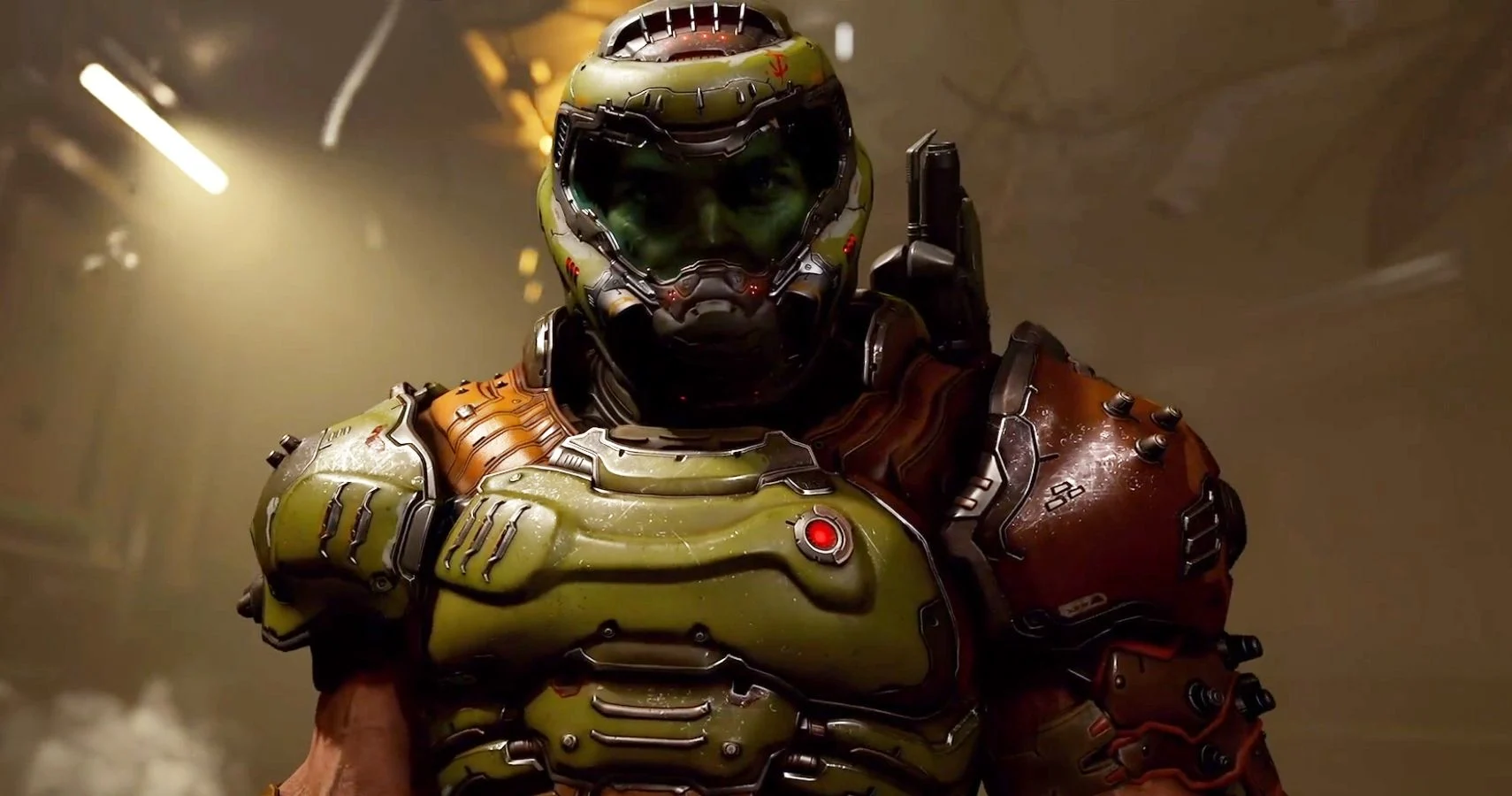 Karakter DOOM Slayer dari franchise game DOOM (photo/id Software/Bethesda) Karakter DOOM Slayer dari franchise game DOOM