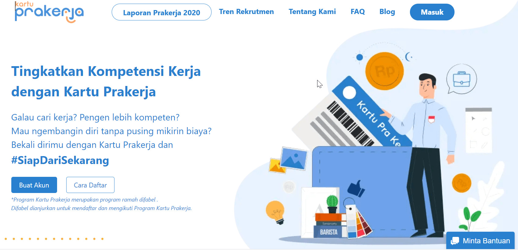 photo/prakerja.go.id cara daftar kartu prakerja