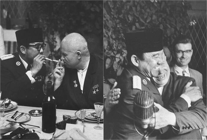 Foto Masa Muda Megawati saat Dipeluk PM Uni Soviet ...