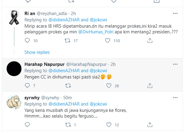 Komentar netizen. ist